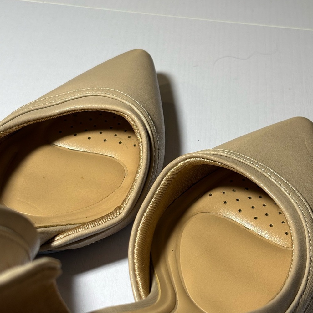 Abella Tan Pointed Toe Heels